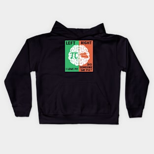 Pi vs Pie Funny Pi Day 2024 Pie Lovers Kids Hoodie